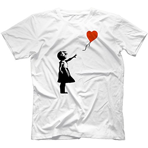 Banksy Girl with Balloon T-Shirt von Bees Knees Tees