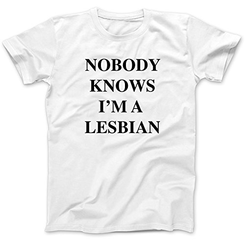 Nobody Knows I'm A Lesbian T-Shirt von Bees Knees Tees