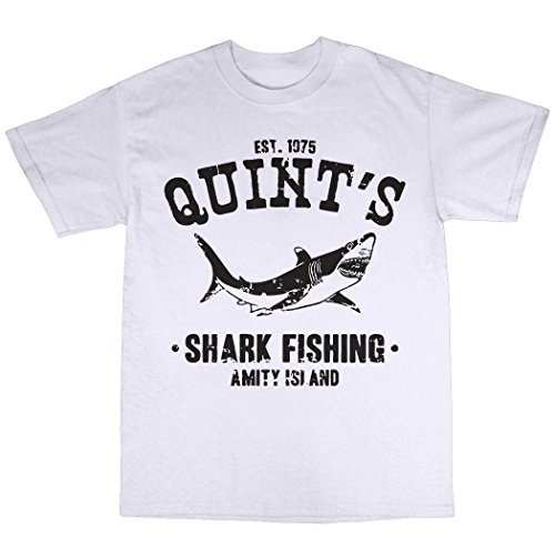 Quint's Shark Fishing T-Shirt von Bees Knees Tees