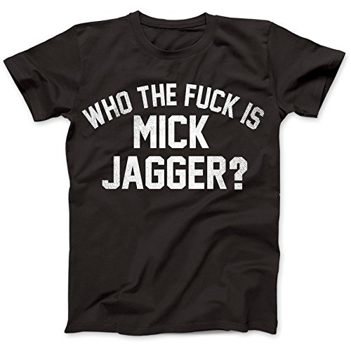 Who The F*uk is Mick Jagger Distressed T-Shirt von Bees Knees Tees