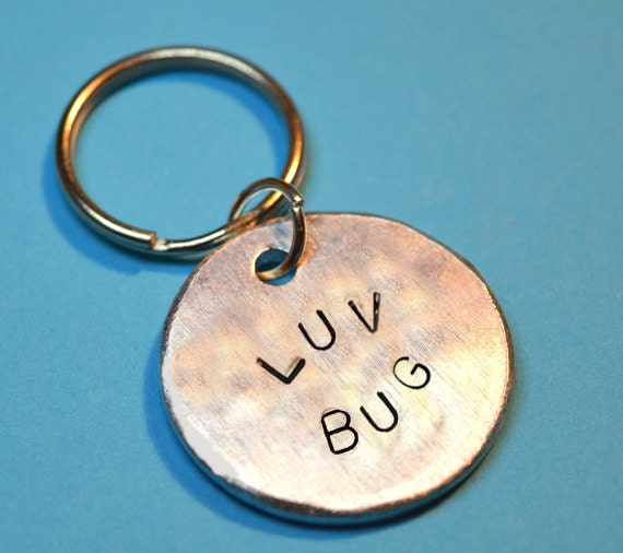 Geschenk Für Sie, Ihn, Freund Freundin, Love Bug, Personalisiertes von BeesHandStampedGifts