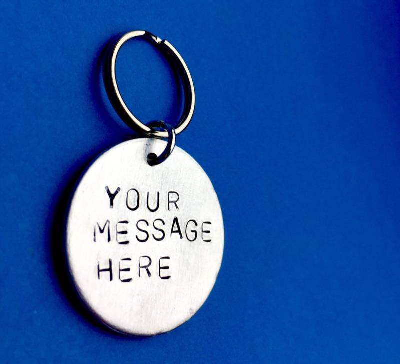 Weihnachtsgeschenk, Schlüsselanhänger Nach Maß - Geschenkbörse Idee Für Weihnachten von BeesHandStampedGifts