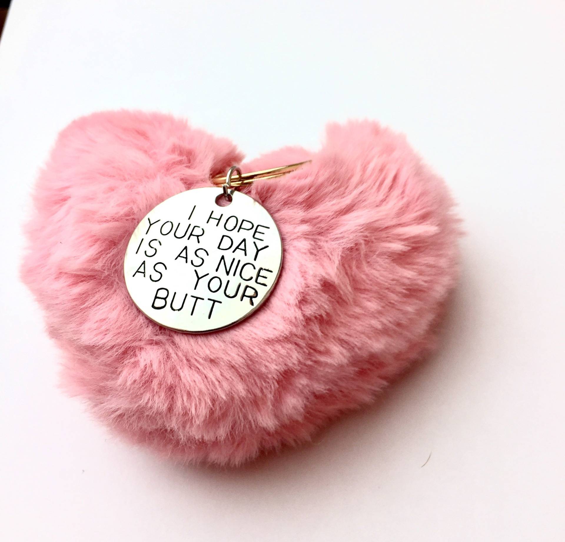 Weihnachtsgeschenk, Lustiger Schlüsselanhänger Für Freundin Oder Frau Rosa, Rosa Accessoires Frau, Personalisierte Geschenkidee von BeesHandStampedGifts