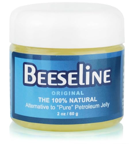 Beeseline Original – 100% natürliche und hypoallergene Alternative zu Petroleum Jelly – Lippen, Hände, Baby, Make-up-Entferner und mehr (57 ml) von Beesaluxe