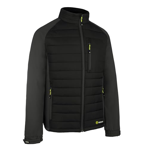 Beeswift Herren Flex Workwear Gepolsterte Wattierte Jacke, Schwarz, XXXXL von Beeswift
