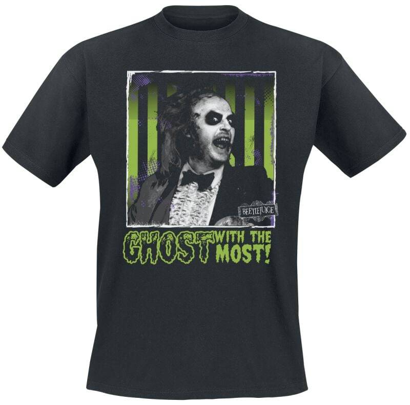 Beetlejuice Ghost With The Most T-Shirt schwarz in XXL von Beetlejuice