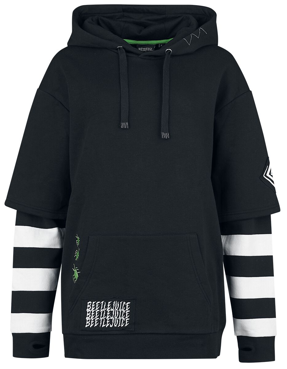 Beetlejuice Strange And Unusual Kapuzenpullover schwarz in XXL von Beetlejuice
