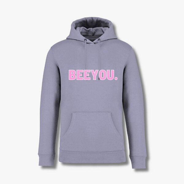 Beeyou. Clothes Hoodie aus Bio-Baumwolle mit gepunktetem Beeyou.-Design von Beeyou. Clothes