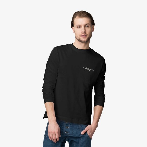 Beeyou. Clothes Longsleeve aus Bio-Baumwolle mit gesticktem Logo von Beeyou. Clothes