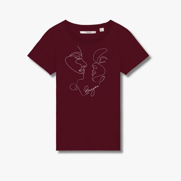 Beeyou. Clothes T-Shirt aus Bio-Baumwolle mit two Faces-Design von Beeyou. Clothes