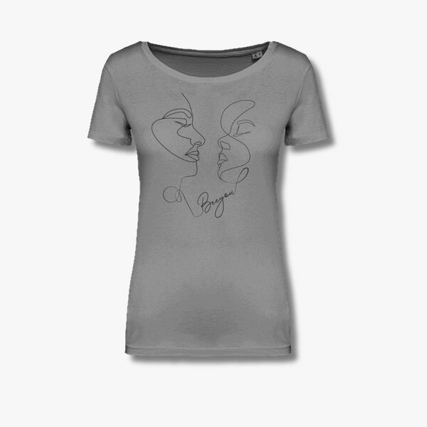 Beeyou. Clothes T-Shirt aus Bio-Baumwolle mit two Faces-Design von Beeyou. Clothes