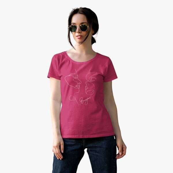 Beeyou. Clothes T-Shirt aus Bio-Baumwolle mit two Faces-Design von Beeyou. Clothes