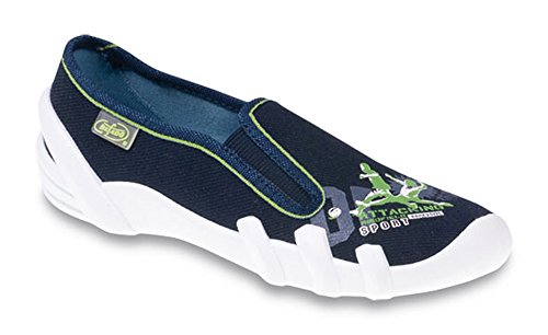 Befado Jungen Hausschuhe Freizeitschuhe ATMUNGSAKTIV 280Y (32, Muster-1) von Befado