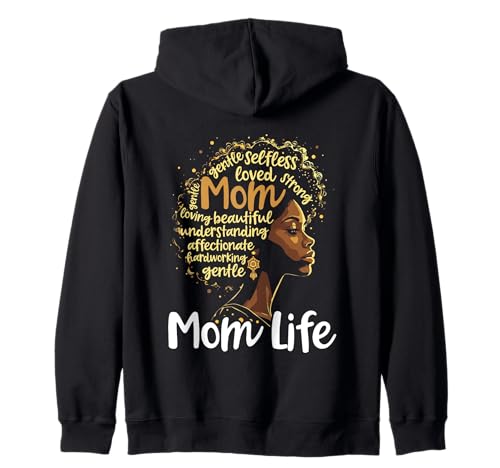 Mama Leben Liebevoll Schön Stark Mutter Muttertag Damen Kapuzenjacke Mama Leben Liebevoll Schön Stark Mutter Muttertag Damen Kapuzenjacke von Befähigung Zur Mutterschaft Juneteenth Schwarze