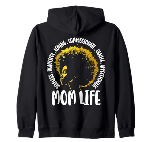 Mama Leben Liebevoll Schön Stark Mutter Muttertag Damen Kapuzenjacke Mama Leben Liebevoll Schön Stark Mutter Muttertag Damen Kapuzenjacke von Befähigung Zur Mutterschaft Juneteenth Schwarze