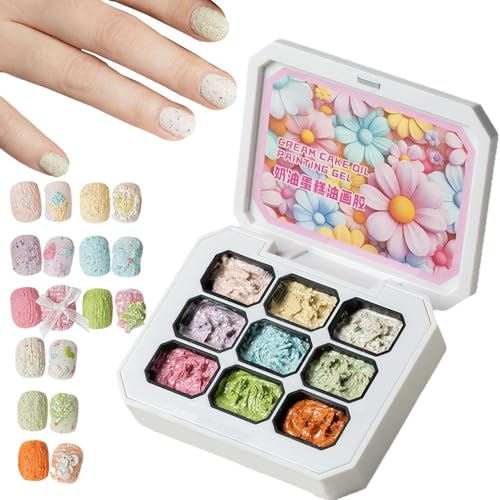 Befeixue Gel Nagellack Solide - 9 Farben Maniküre Set - Splitterfest Aufbaubarer Nagelkleber Für Geburtstag Feiertag Verlängerung Frauen Salon Heimmaniküre French Tips von Befeixue