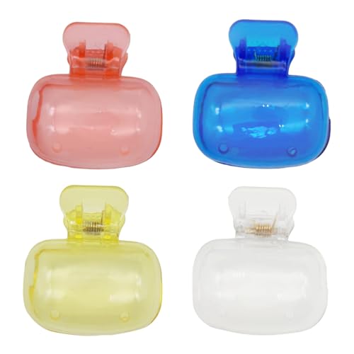Befeixue Zahnbürstenhüllen,4 Stück Aufbewahrungsbehälter für Zahnbürstenköpfe | Tragbarer Halter Behälter für Aufbewahrung mit Clips,Haushalt Kinder Erwachsene von Befeixue