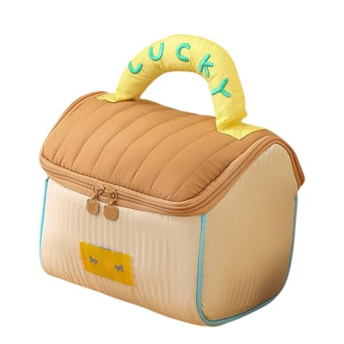 Reise Make-up Taschen | Haus Geformte Toilettenwaschbeutel | Ästhetischer Kosmetischer Organizer Mit Griff | Niedliche Reise KosmetikAufbewahrungstasche Für Frauen Mädchen von Befeixue