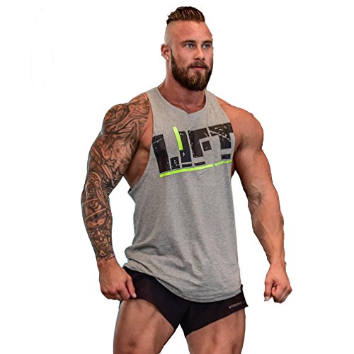 Befox Tank Top Herren Ärmelloses Muskelshirts Gym Fitness Bodybuilding Lift Stringer Weste von Befox