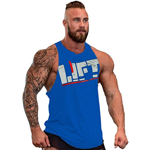 Befox Tank Top Herren Ärmelloses Muskelshirts Gym Fitness Bodybuilding Lift Stringer Weste von Befox