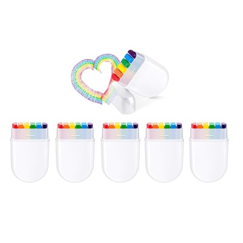 Begchy Regenbogen-Gesichtsfarbe Pride Gesichts- und Körperfarbe Set Regenbogen-Make-Up-Stick für Feiern Cosplay Geburtstag Make-Up-Zubehör A Begchy Regenbogen-Gesichtsfarbe Pride Gesichts- und Körperfarbe Set Regenbogen-Make-Up-Stick für Feiern Cosplay Geburtstag Make-Up-Zubehör A von Begchy