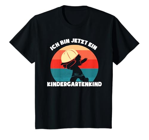 Kinder Ich bin jetzt ein Kindergartenkind Kindergarten Junge T-Shirt von Beginn Kindergarten-Anfang Geschenk