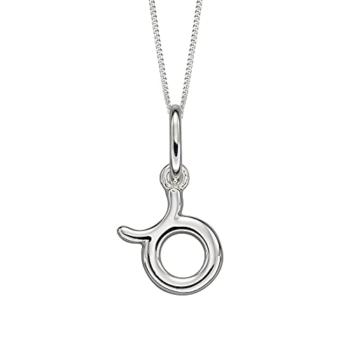 Beginnings Halskette aus 925er-Sterlingsilber, für Damen, Teenager, Mädchen, Stier, Sternzeichen, Sternzeichen, Astrologie-Symbol-Halskette, Länge 41–46 cm, mit Geschenkkarte von Beginnings