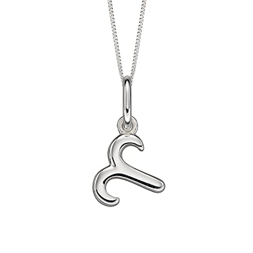 Beginnings Halskette aus 925er-Sterlingsilber, für Damen, Teenager, Mädchen, Widder, Sternzeichen, Sternzeichen, Astrologie-Symbol-Halskette, Länge 41–46 cm, mit Geschenkkarte von Beginnings