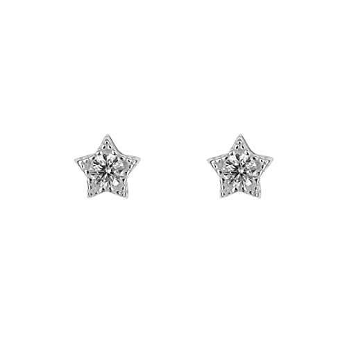 Beginnings Small Pave Star CZ Studs Rhodium Beginnings Small Pave Star CZ Studs Rhodium von Beginnings