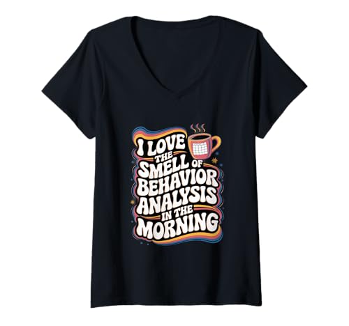 Damen Ich liebe den Geruch von Verhaltensanalyse Behavior Analyst T-Shirt mit V-Ausschnitt Damen Ich liebe den Geruch von Verhaltensanalyse Behavior Analyst T-Shirt mit V-Ausschnitt von Behavior Analyst Behavioral Therapy Techniques