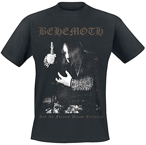 Behemoth Ceremony of Wolves Männer T-Shirt schwarz L 100% Baumwolle Band-Merch, Bands von Behemoth