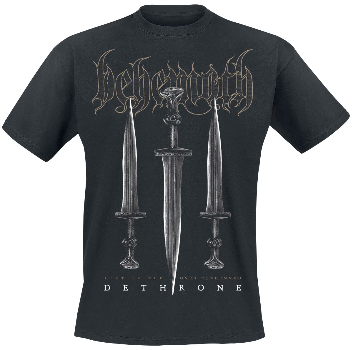 Behemoth Dethrone T-Shirt schwarz in L von Behemoth