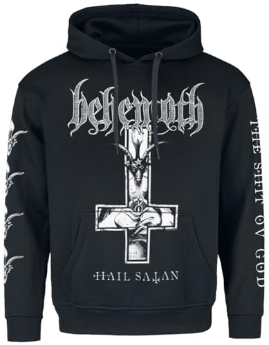 Behemoth Hail Satan - The Unholy Trinity Tour 2025 Männer Kapuzenpullover schwarz S von Behemoth