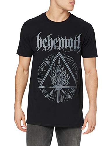 Behemoth Herren Furor Divinus T-Shirt, Schwarz, (Herstellergröße: Medium) von Behemoth