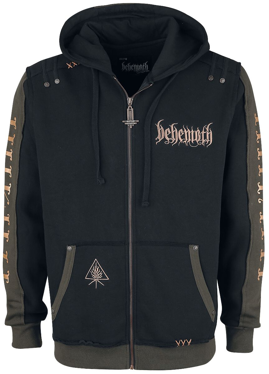 Behemoth Kapuzenjacke - EMP Signature Collection - L bis 3XL - für Männer - Größe XL - schwarz  - EMP exklusives Merchandise! von Behemoth