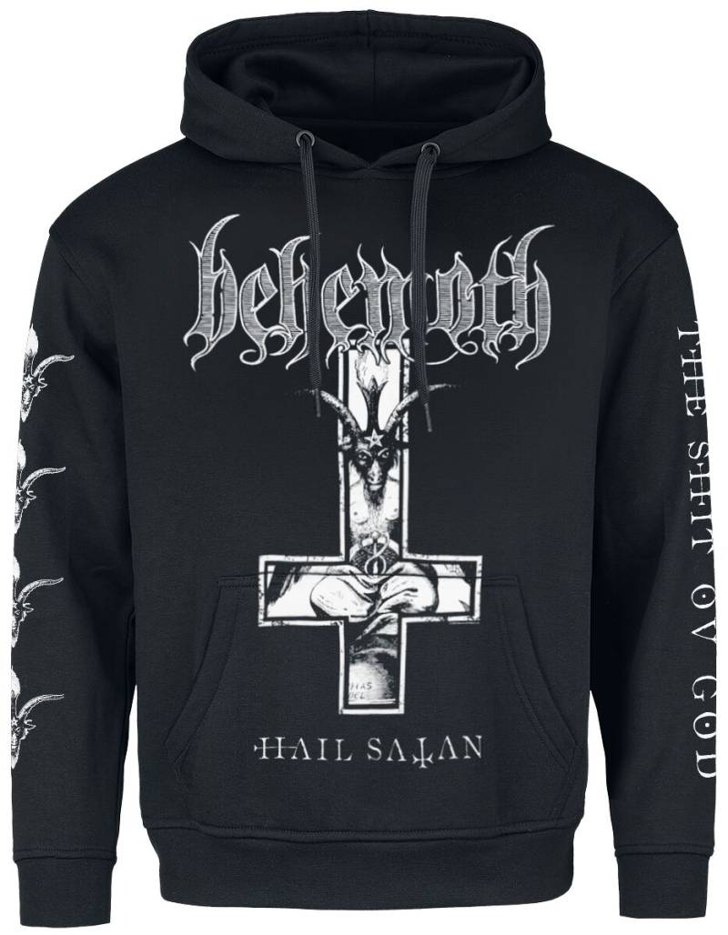 Behemoth Kapuzenpullover - Hail Satan - The Unholy Trinity Tour 2025 - S - für Männer - Größe S - schwarz  - Lizenziertes Merchandise! von Behemoth