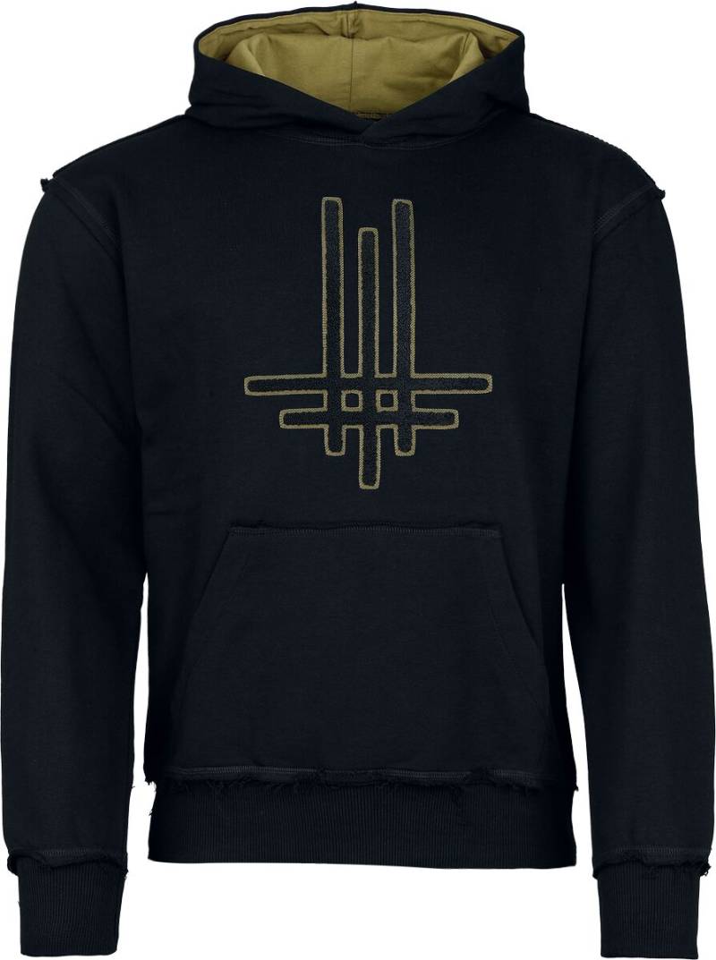 Behemoth Kapuzenpullover - Logo - S bis 5XL - für Männer - Größe S - schwarz/oliv  - EMP exklusives Merchandise! von Behemoth