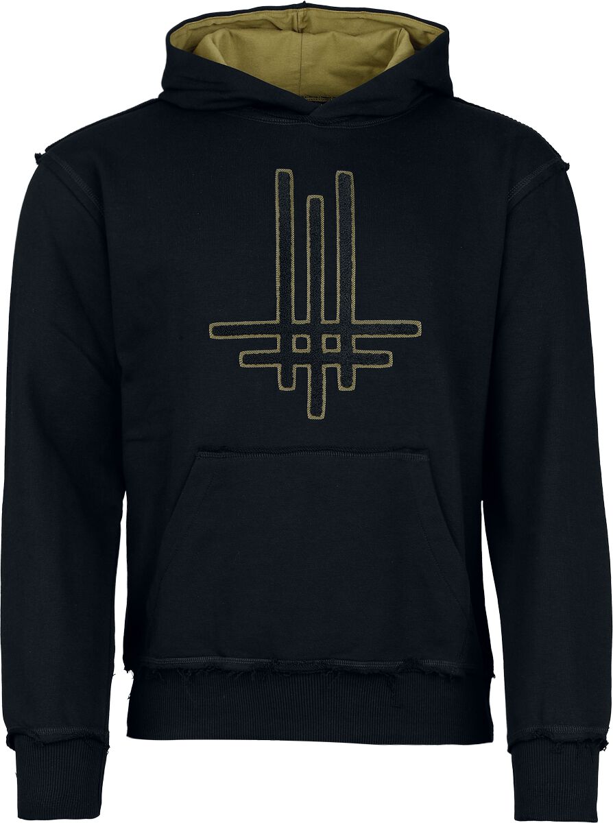 Behemoth Kapuzenpullover - Logo - S bis 5XL - für Männer - Größe XXL - schwarz/oliv  - EMP exklusives Merchandise! von Behemoth