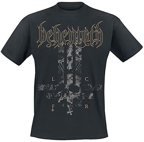 Behemoth LCFR Cross Männer T-Shirt schwarz XL 100% Baumwolle Band-Merch, Bands von Behemoth