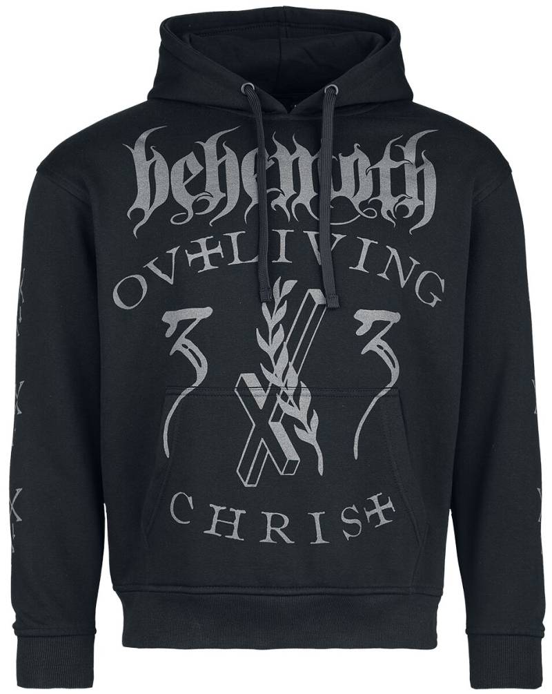 Behemoth Living Christ Silver Kapuzenpullover schwarz in XL von Behemoth