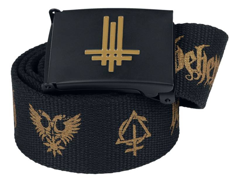 Behemoth Logo Gürtel schwarz von Behemoth