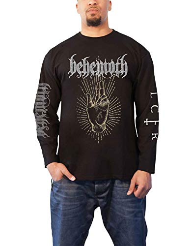 Behemoth T Shirt LCFR Morning Star Rises Logo offiziell Herren Schwarz Long von Behemoth