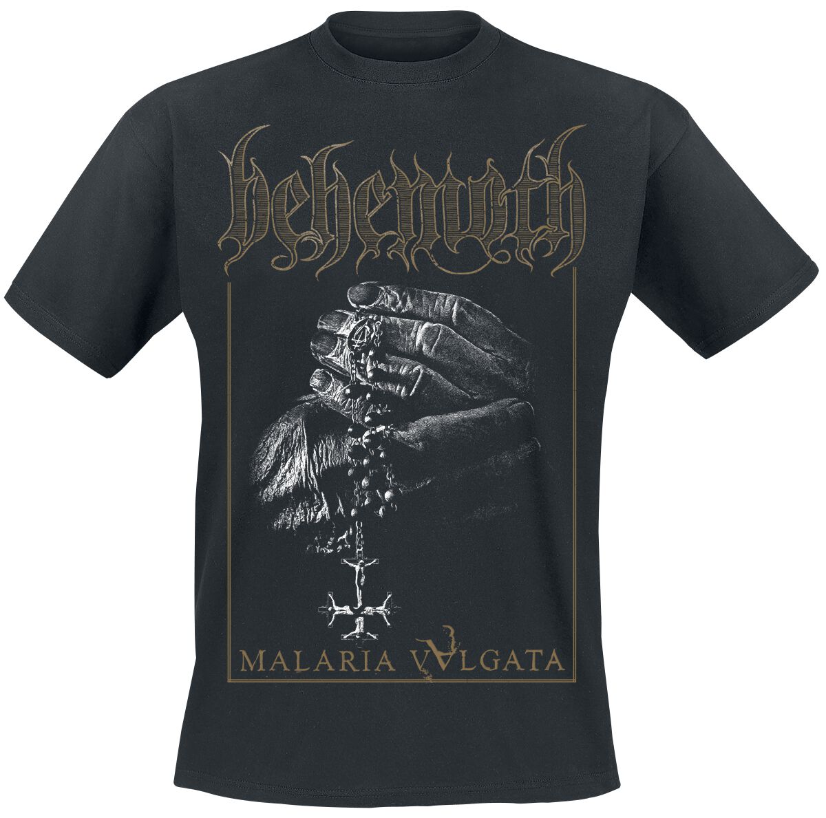 Behemoth T-Shirt - Malaria Vvlgata - S bis XXL - für Männer - Größe S - schwarz  - Lizenziertes Merchandise! von Behemoth