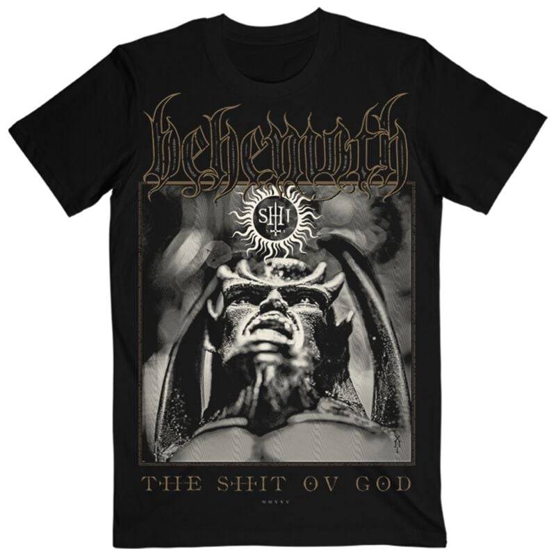 Behemoth T-Shirt - The Shit ov God - Cover - S bis 4XL - für Männer - Größe XL - schwarz  - Lizenziertes Merchandise! von Behemoth