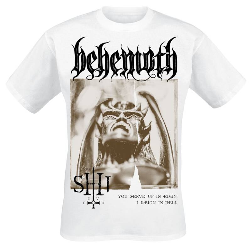 Behemoth T-Shirt - The Shit ov God - Sepia Parchment V4 - S bis 4XL - für Männer - Größe XXL - weiß  - Lizenziertes Merchandise! von Behemoth