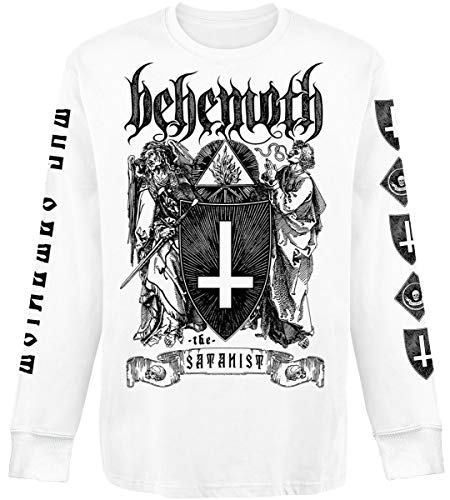 Behemoth The Satanist (White) Longsleeve XL von Behemoth