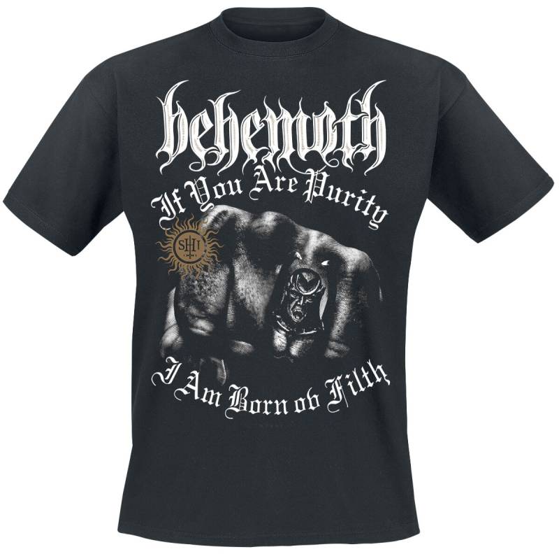 Behemoth The Shit ov God - Crushing Tide Fist T-Shirt schwarz in XL von Behemoth