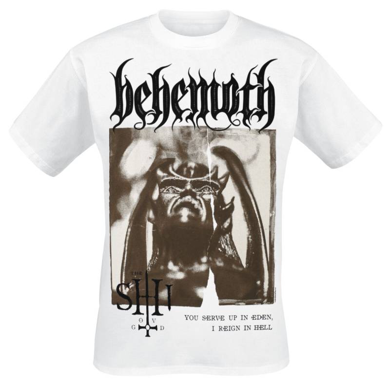 Behemoth The Shit ov God - Sepia Parchment V2 T-Shirt weiß in M von Behemoth