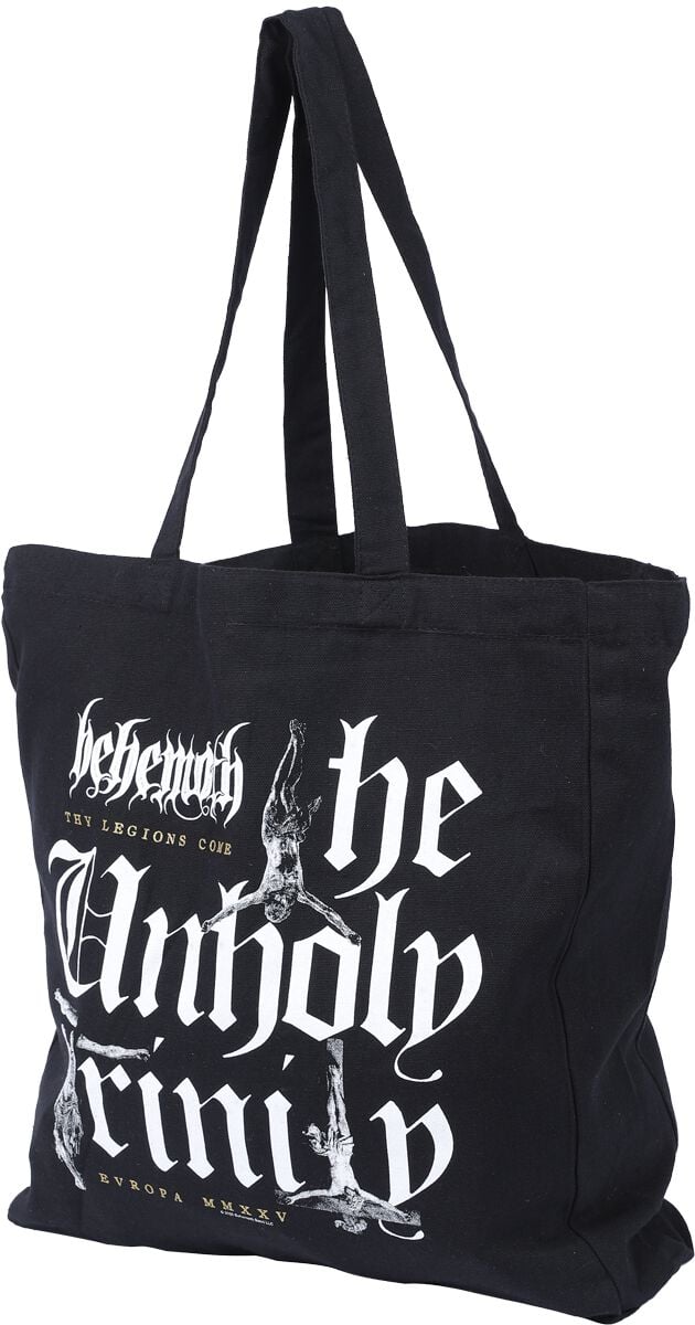 Behemoth Unholy Stack Tote- The Unholy Trinity Tour 2025 Stofftasche schwarz von Behemoth
