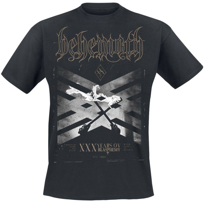 Behemoth With Fire In Hearts T-Shirt schwarz in S von Behemoth
